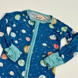 Little Sleepies Solar System Zippy – Size 6-12 Months – Bamboo Viscose Pajamas